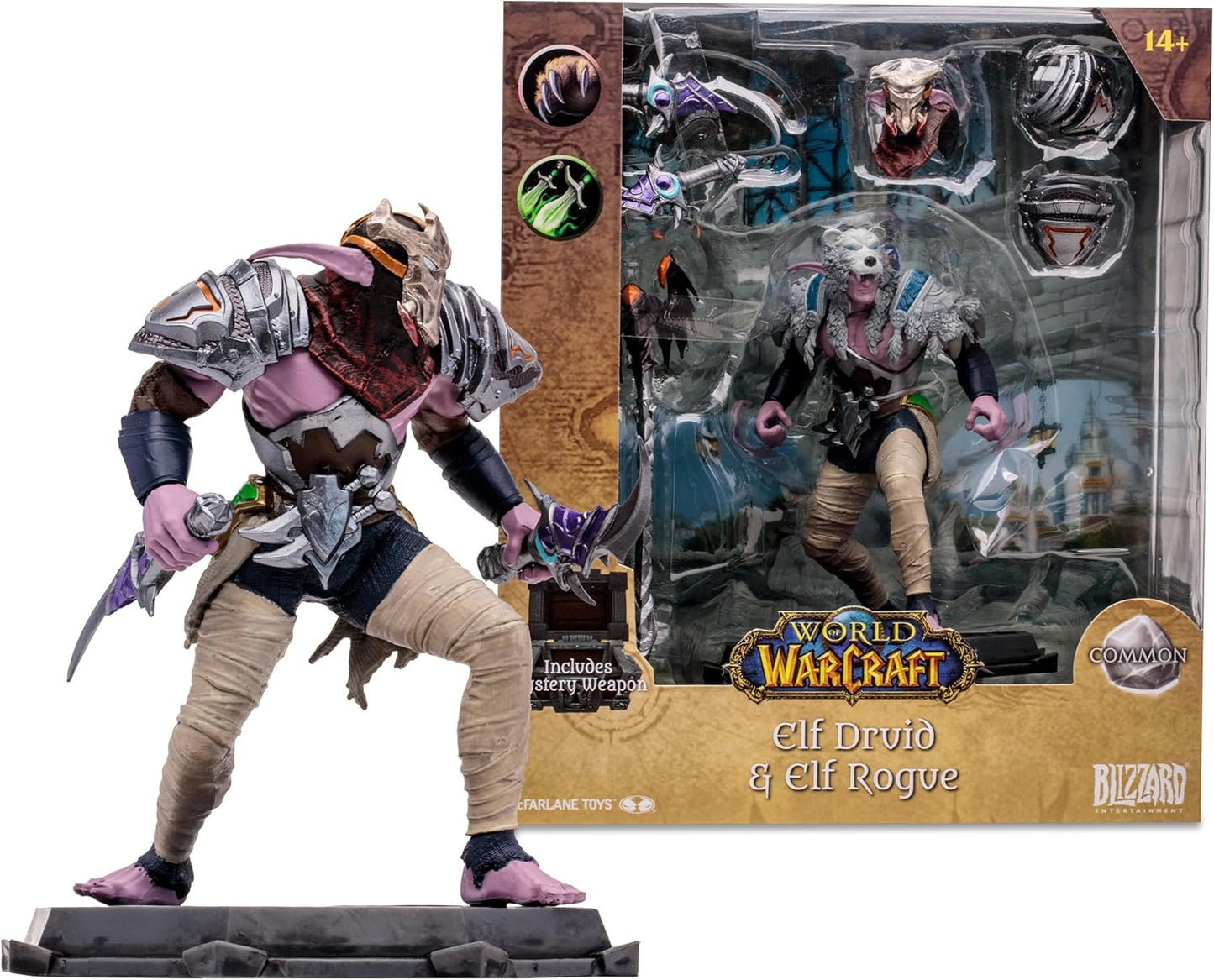 World of Warcraft Elf Figure: 1:12 Scale Posed