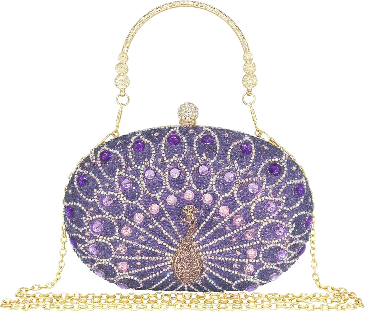 Rhinestone Clutch Purses for Women Evening Wedding Formal Bag