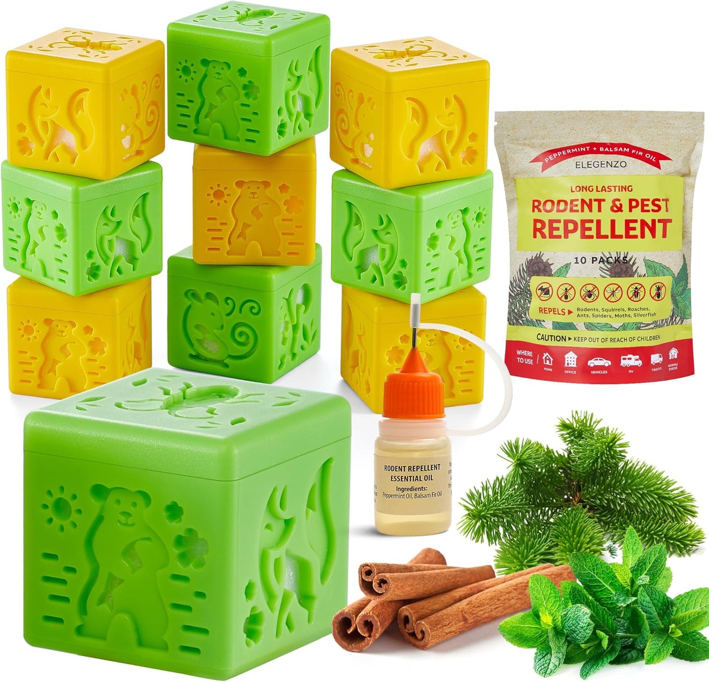 Peppermint Rodent Repellent - Indoor & Outdoor Control
