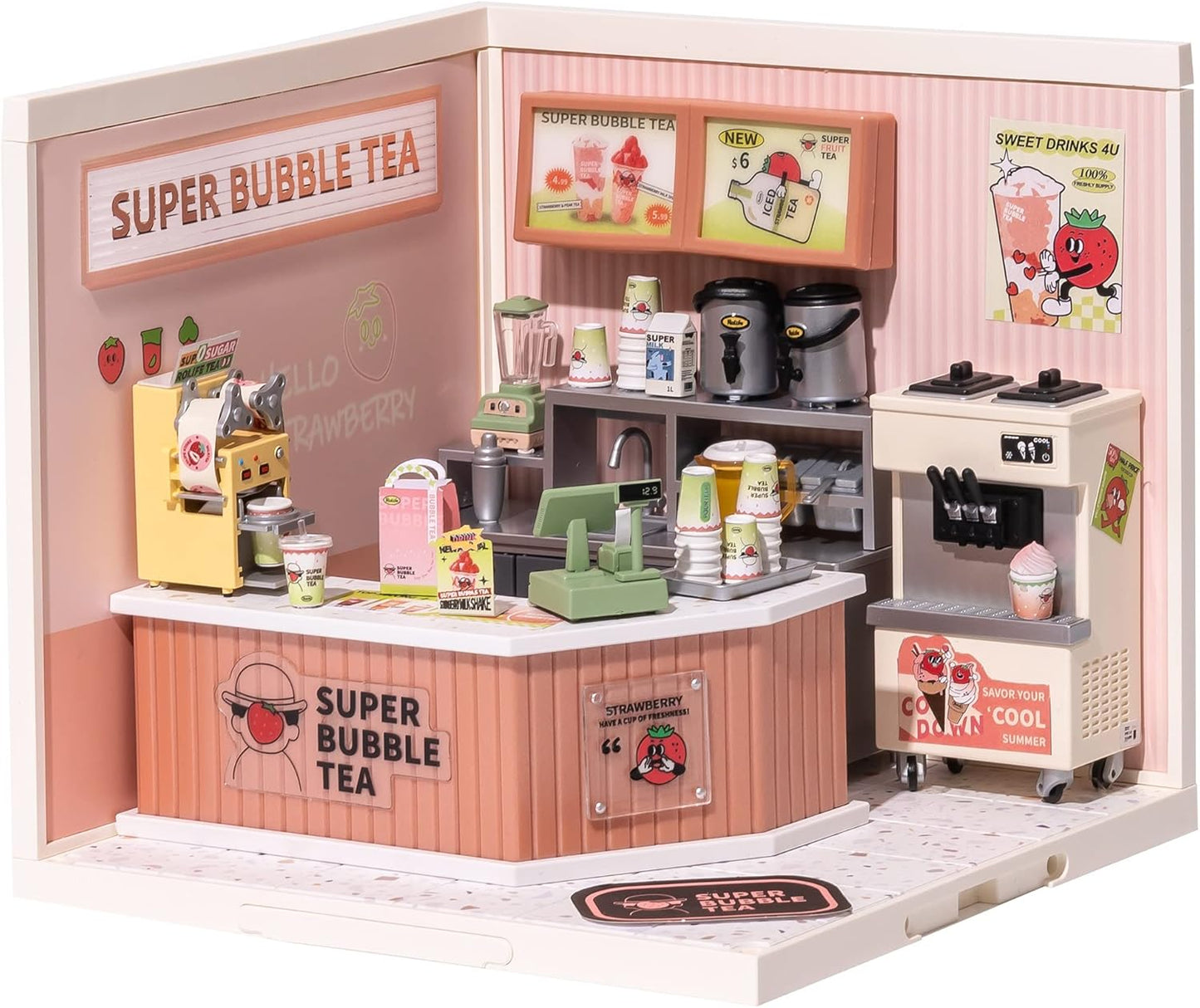 Rolife LED Building Blocks for Adults - Double Joy Bubble Tea