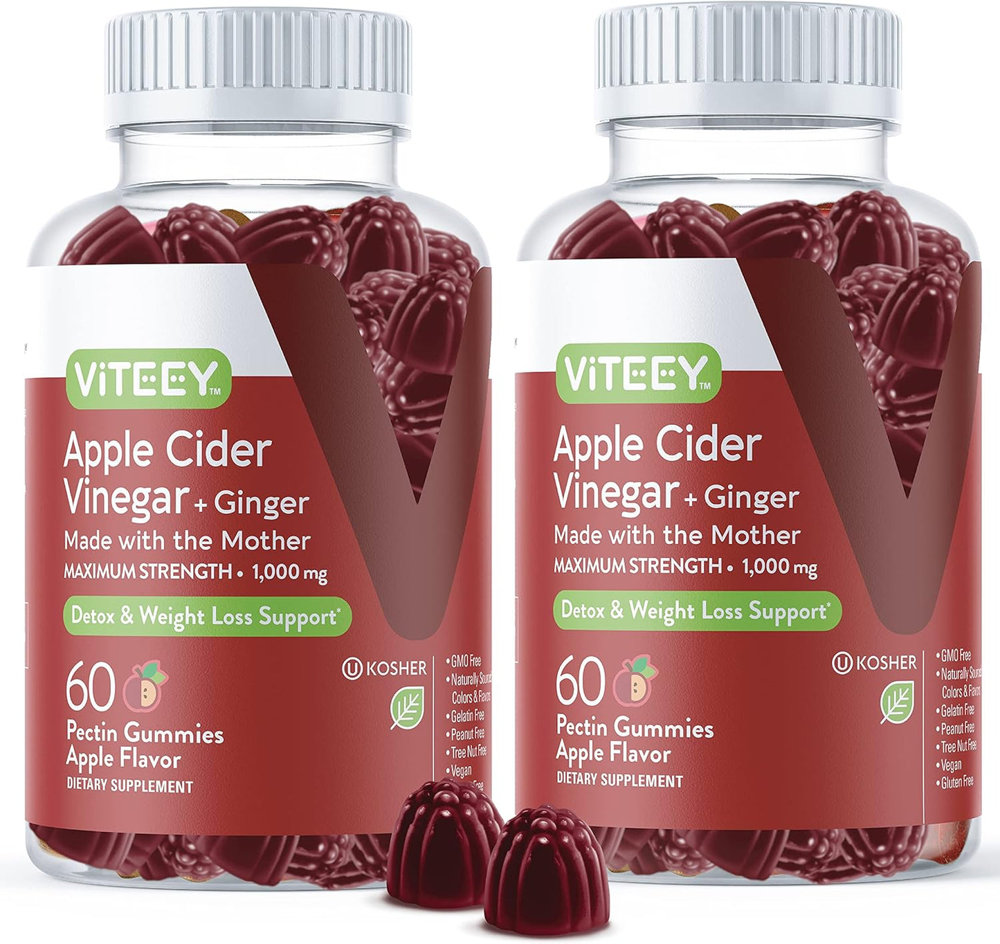 Viteey Apple Cider Gummies - Detox & Boost Immunity