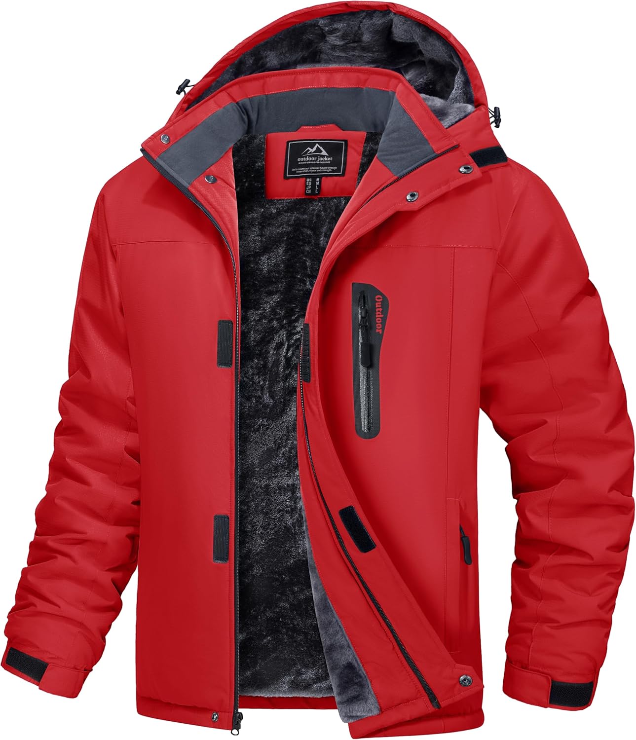 MAGCOMSEN Men's Winter Coats Ski Snow Water Resistant Jacket