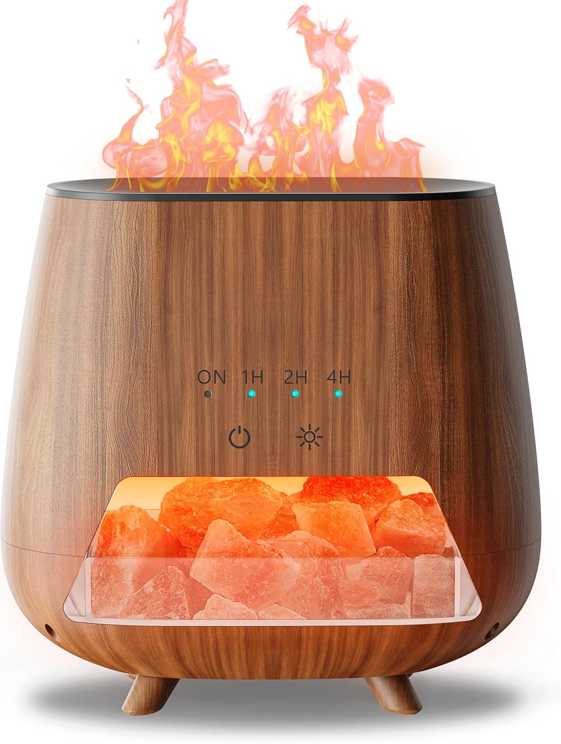 Essential Oil Diffuser for Home: 200ml Wood Grain Aroma Device