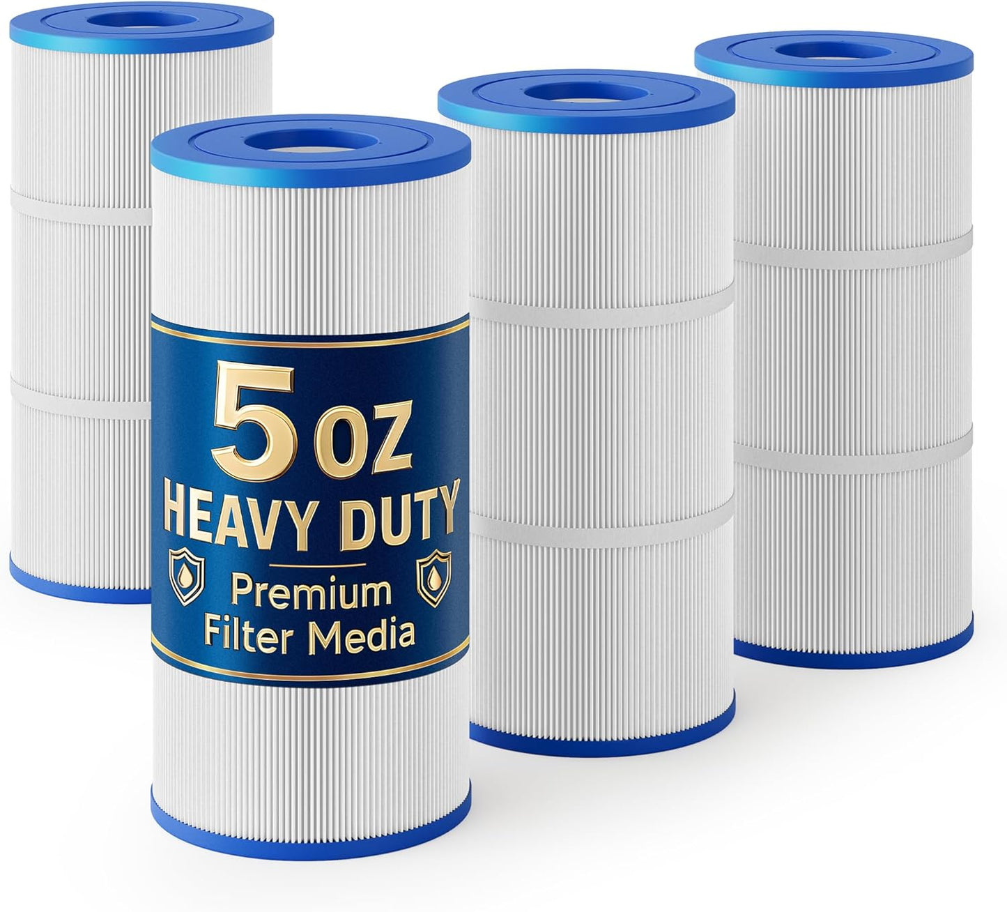 Upgraded 5oz Pool Filter Cartridges for Pentair Clean & Clear Plus