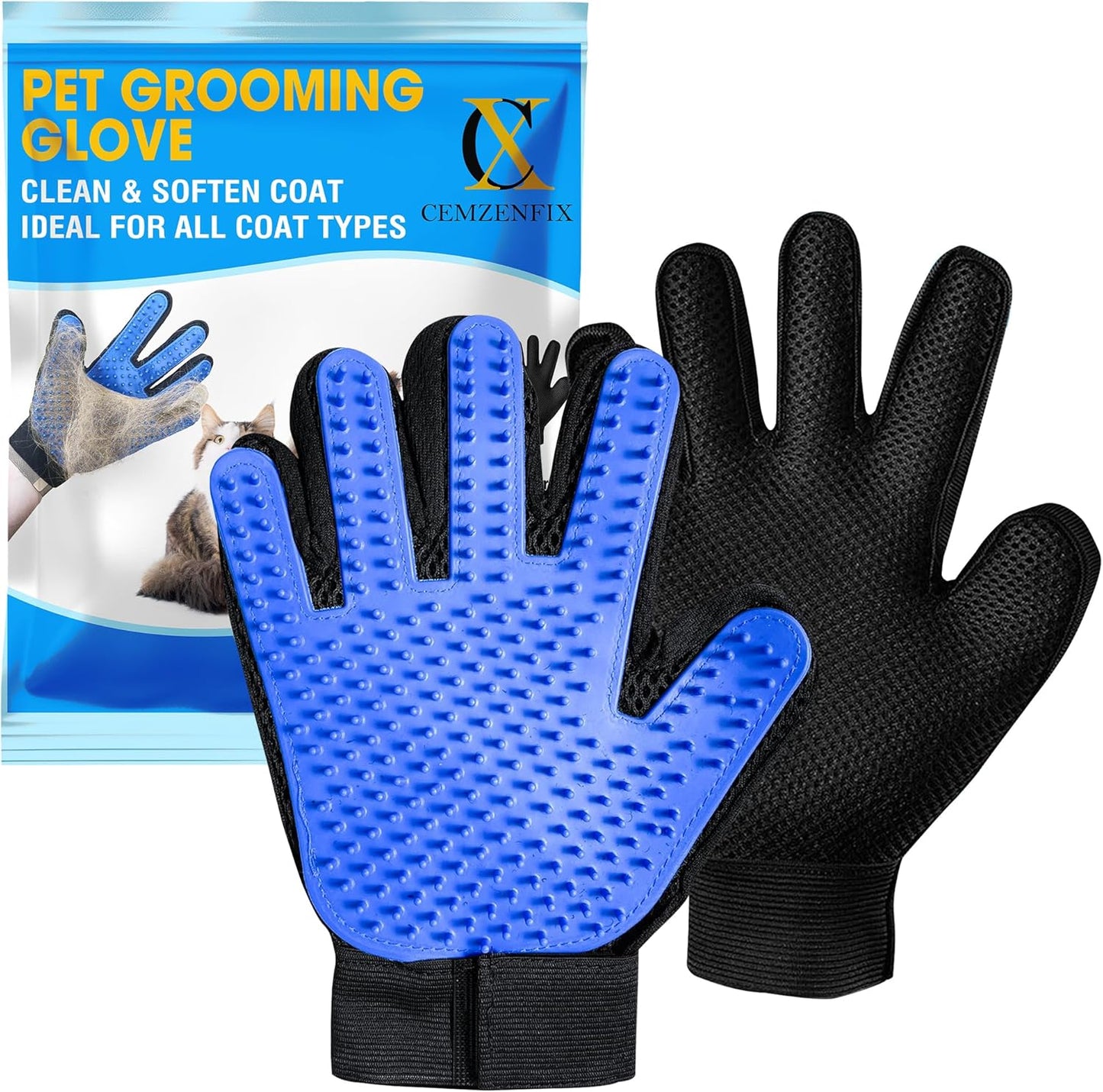 Efficient Pet Hair Remover Gloves - CEMZENFIX