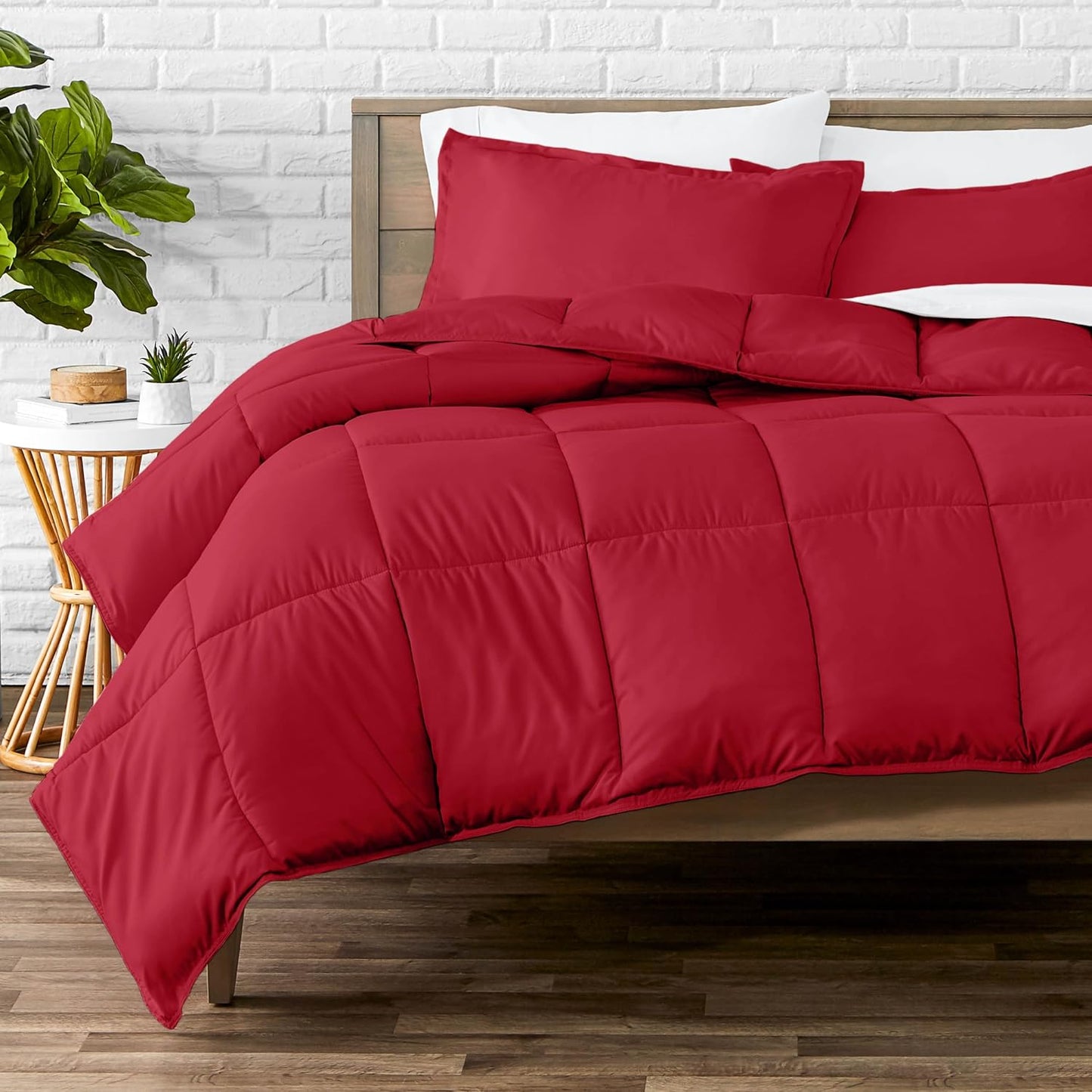 Bare Home Comforter Set - Ultra-Soft Queen Size Comfort