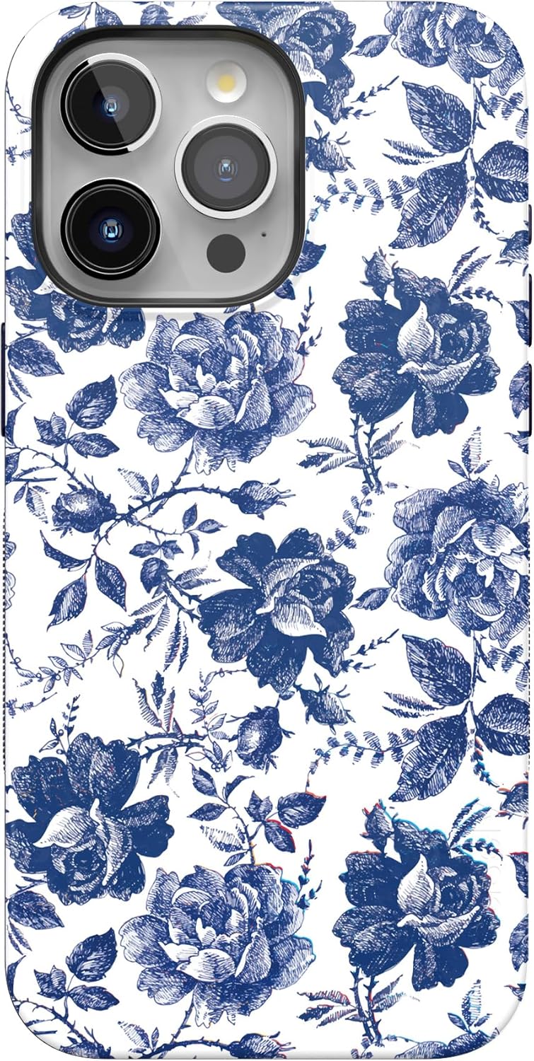 Casely iPhone 15 Pro Max Case - Ultra-Protective Floral Design