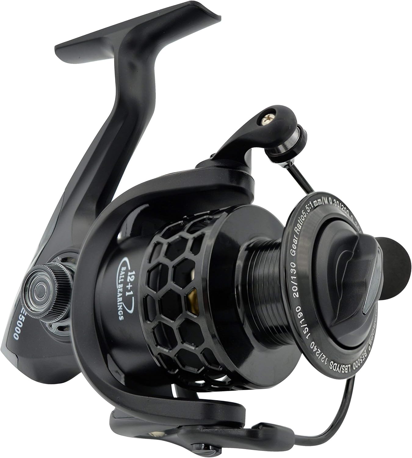 Spinning Fishing Reels with Ultra Lightweight Carved Aluminum Spool
