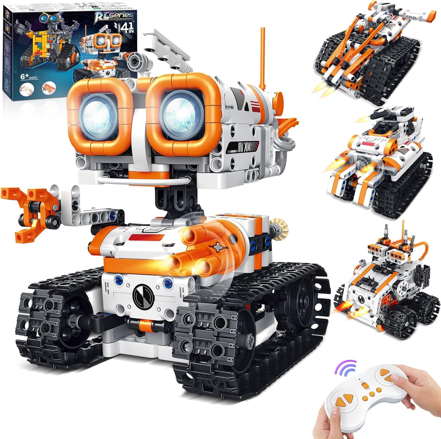 4-in-1 STEM Robot Kit - Top Gift for Kids