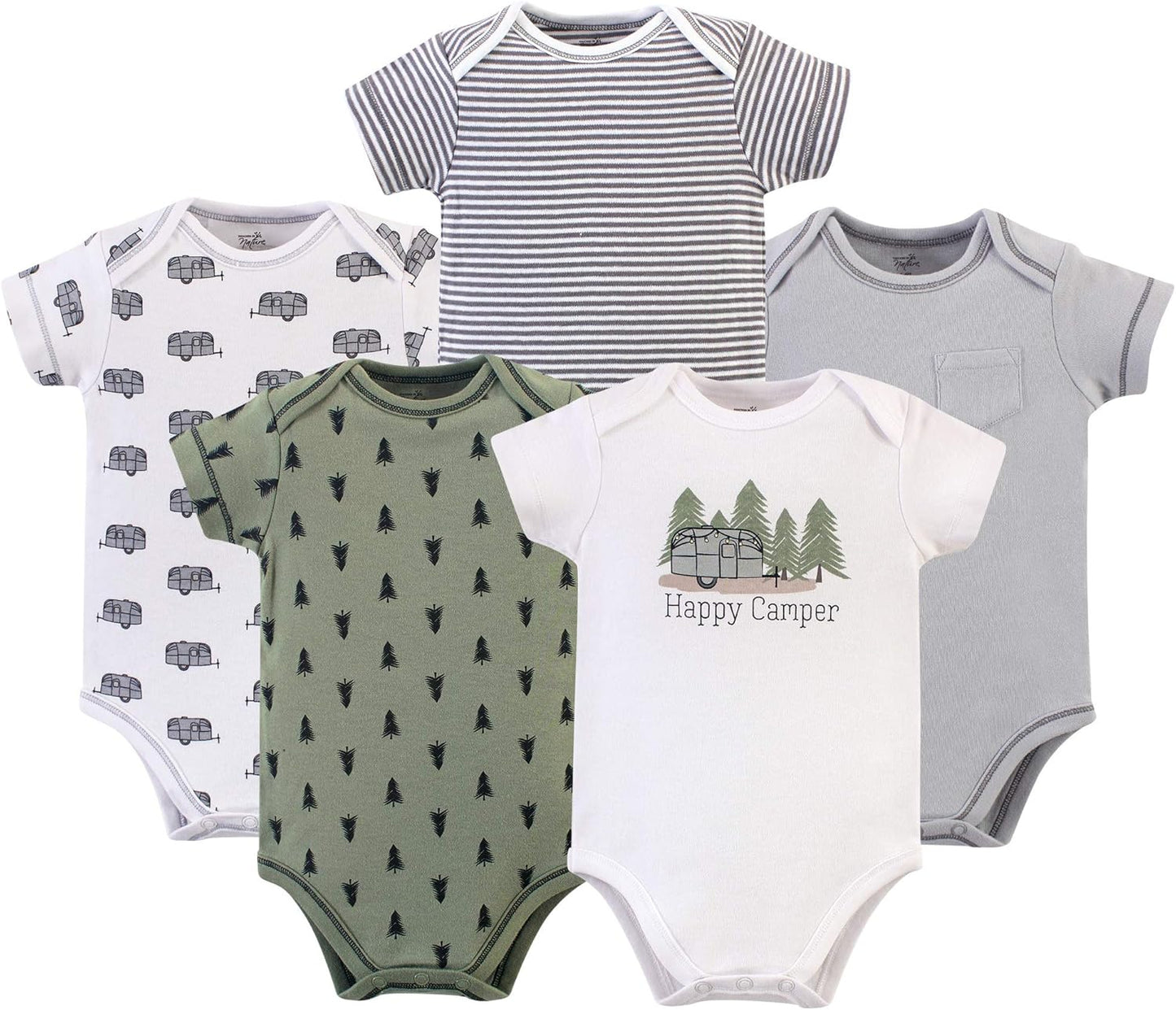 Organic Cotton Baby Bodysuits by Touched by Nature