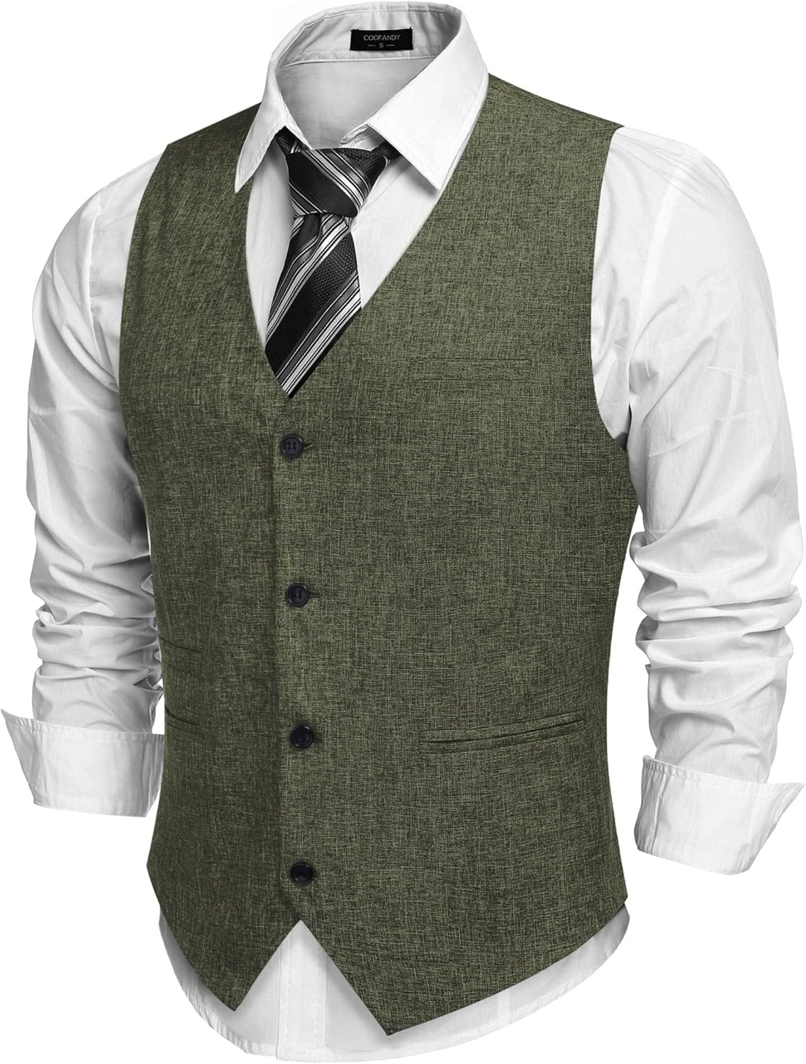 COOFANDY Men's Casual Business Vests for Stylish Occasions