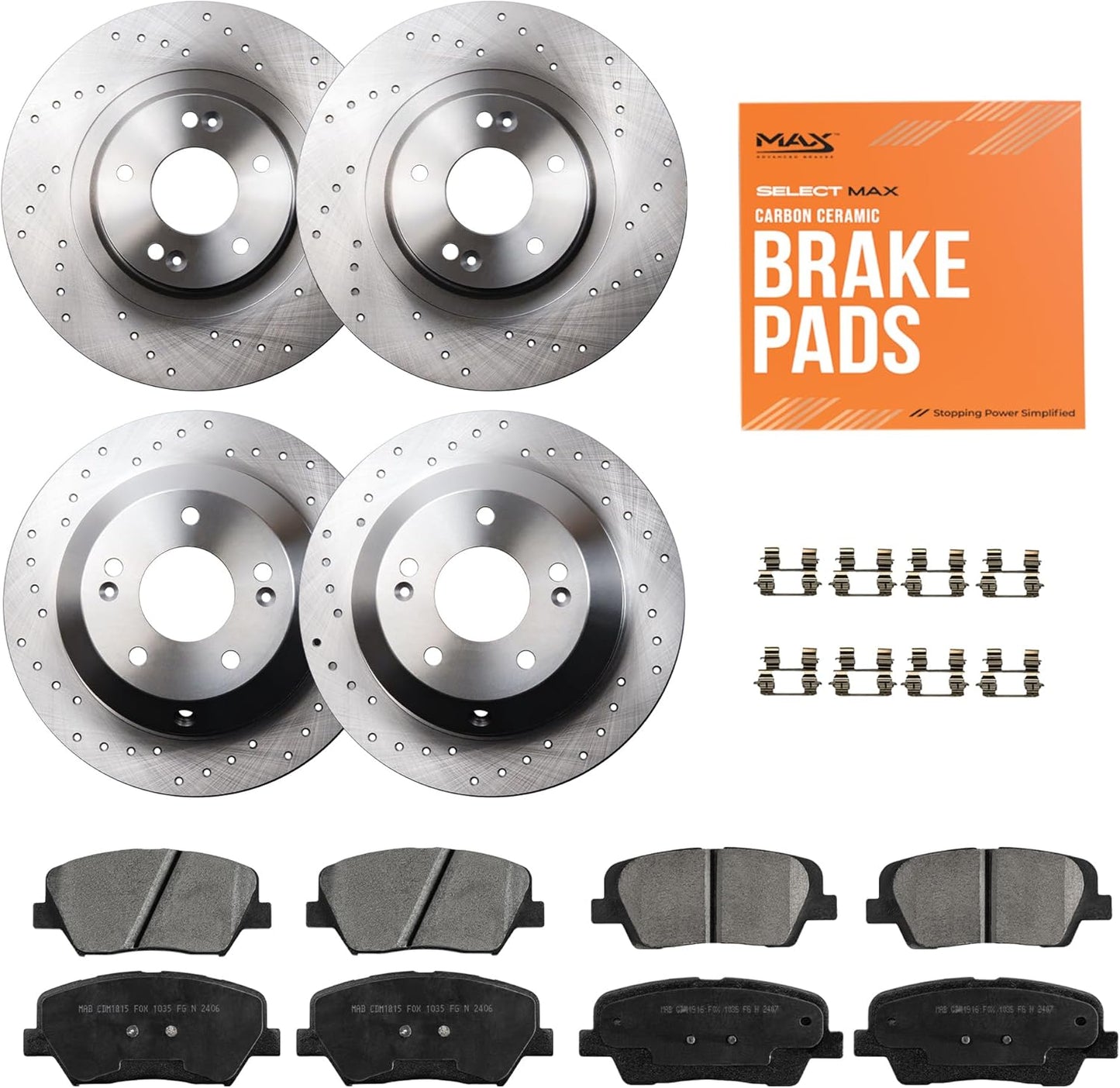 Max Advanced Brakes StyleMAX Brake Kit for Hyundai Santa Fe Sport