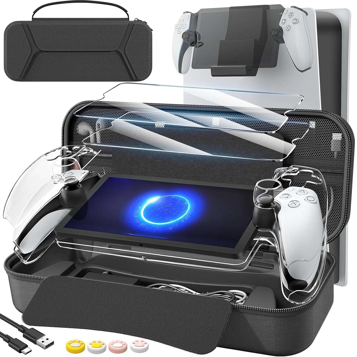 14 in 1 Accessories Set for PS Portal Remote Player Protection