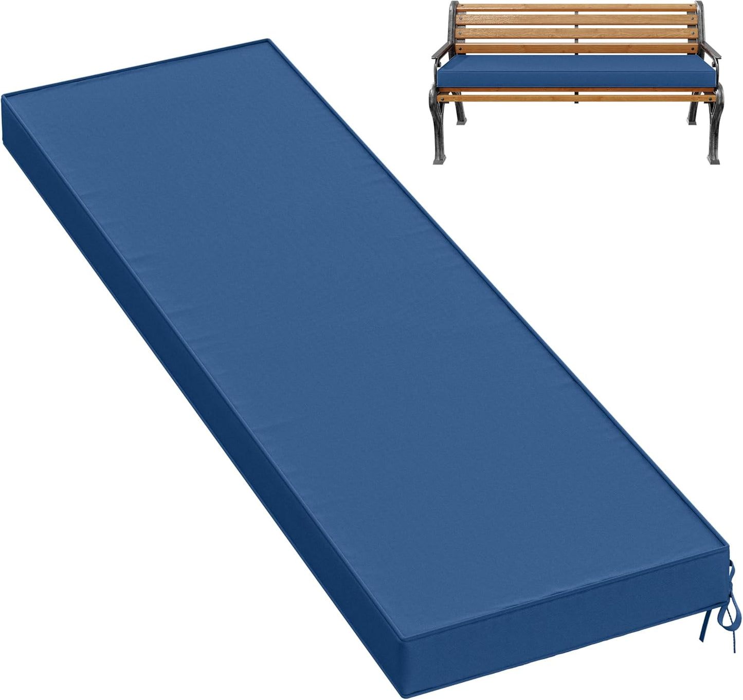 Premium Outdoor Bench Cushions with Memory Foam for Comfort