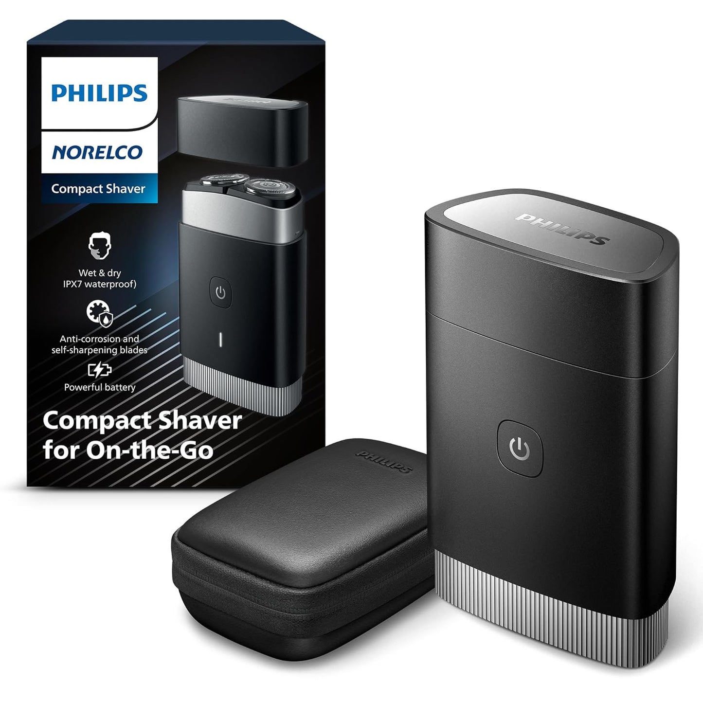 Philips Norelco Portable Shaver for On-The-Go Shaving Needs