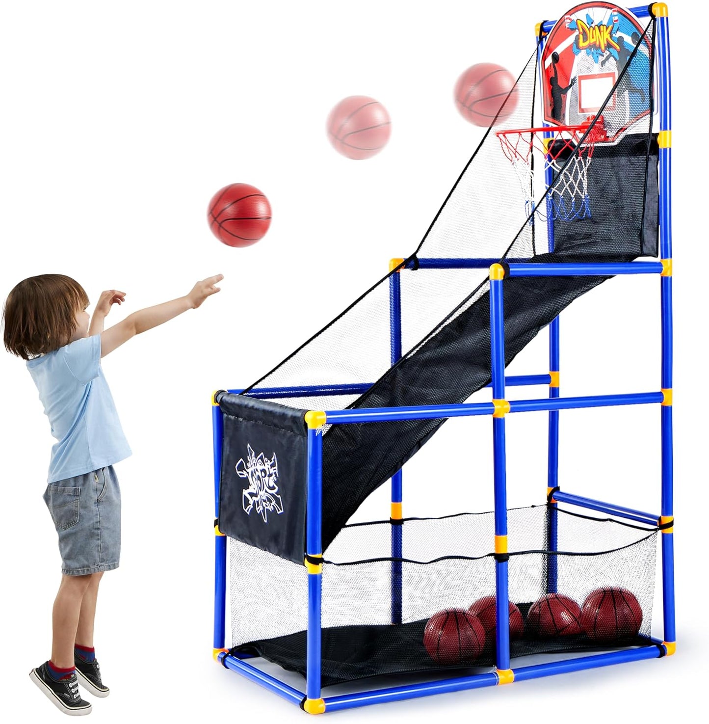 HOOP-TASTIC JOYIN Arcade Basketball Set - Easy Setup & Air Pump - Fun Competition!