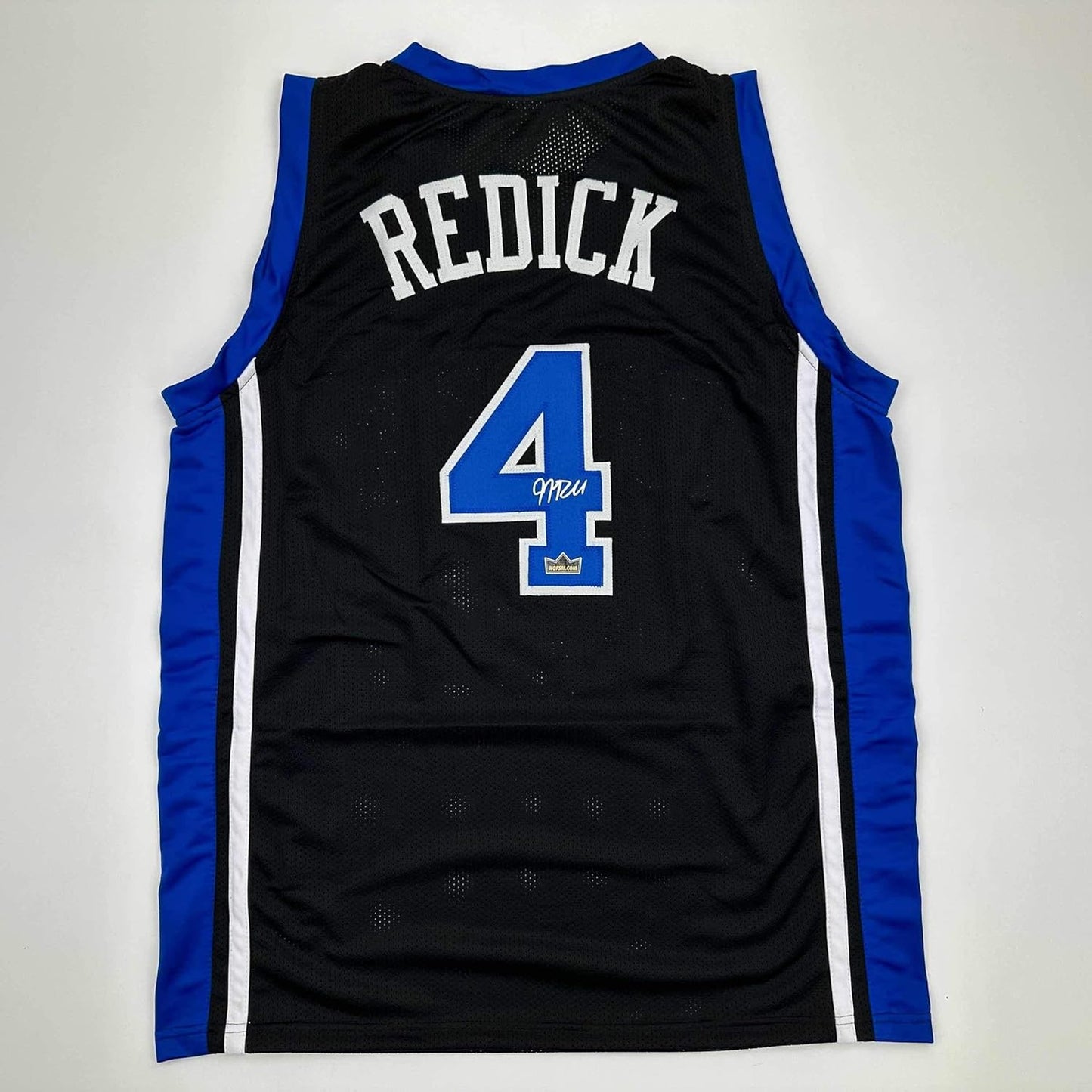 Facsimile Autographed JJ Redick Duke Black Jersey for Fans