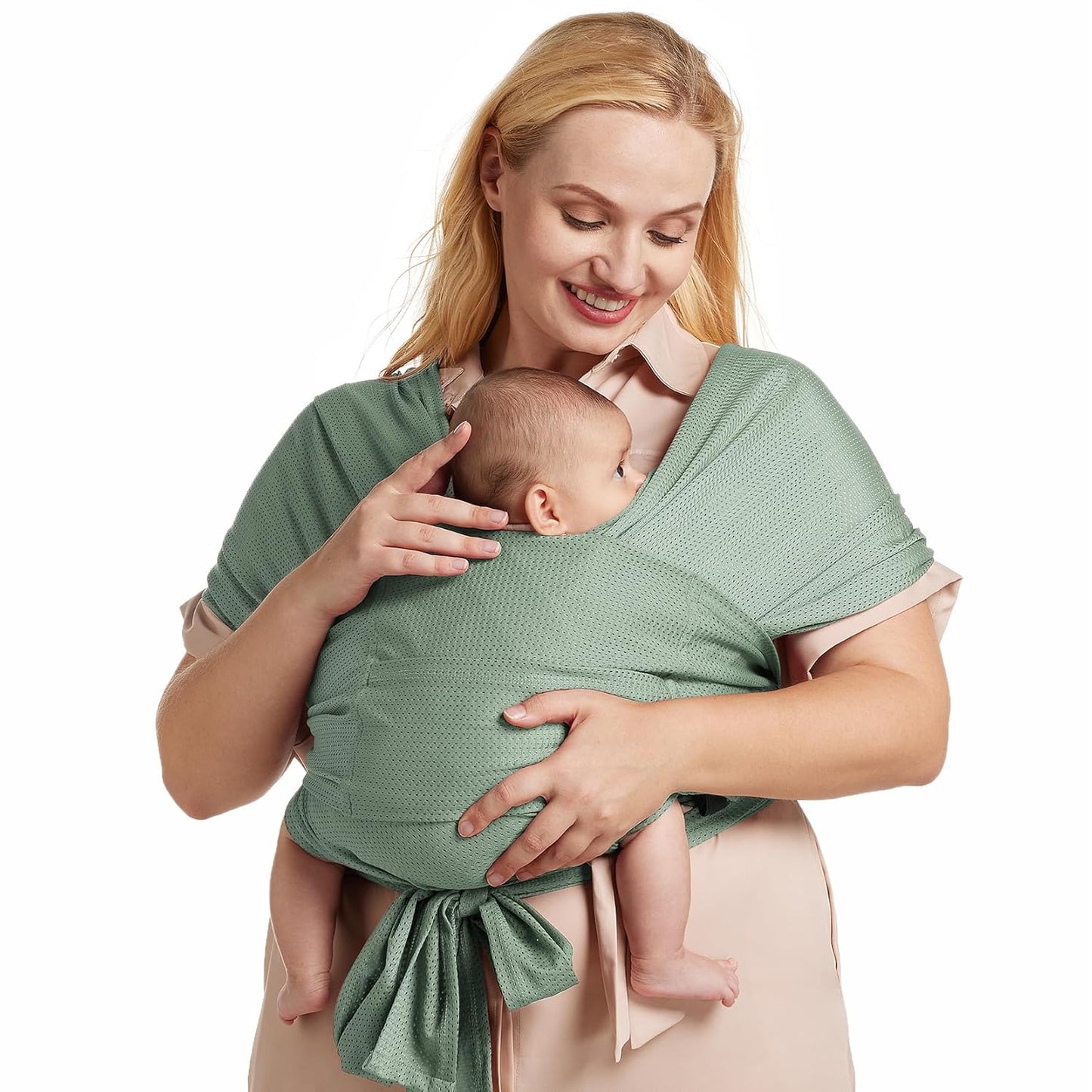 Momcozy Adjustable Buckle Baby Wrap Carrier for Newborns & Toddlers