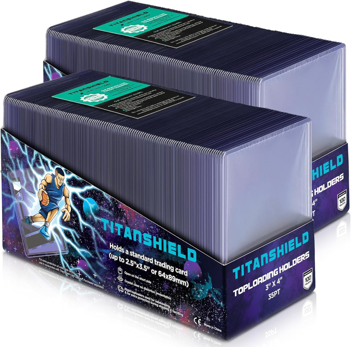 TitanShield Toploaders for Trading Cards - Seamless Design