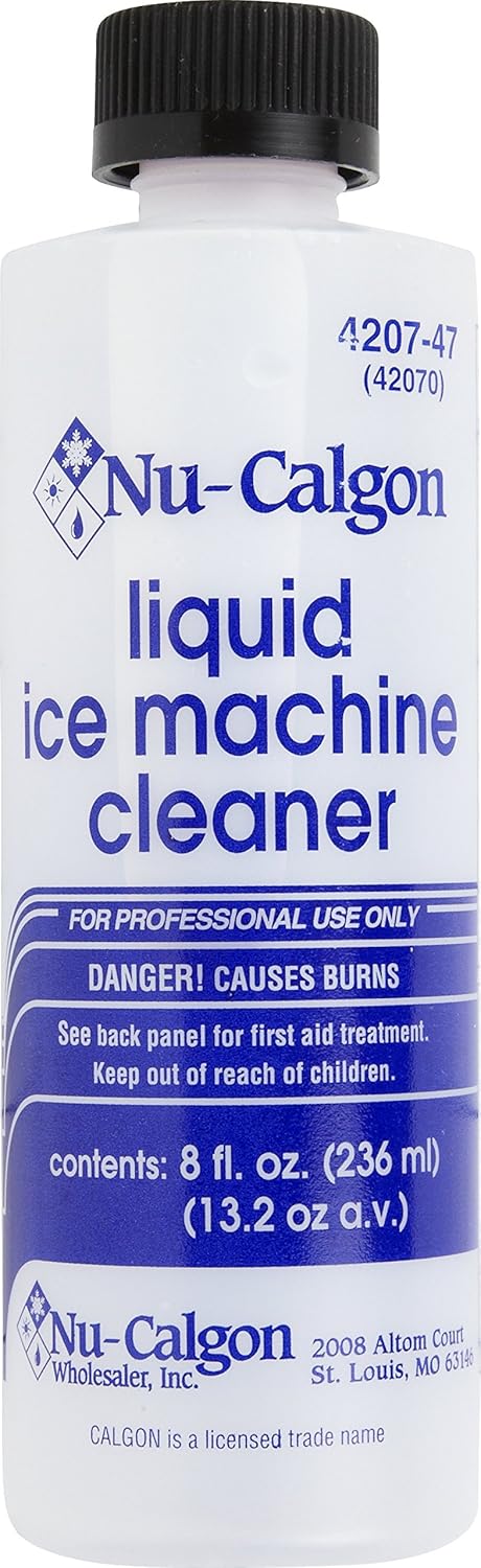 Nu-Calgon 8oz Ice Machine Cleaner - Effortlessly Removes Buildup
