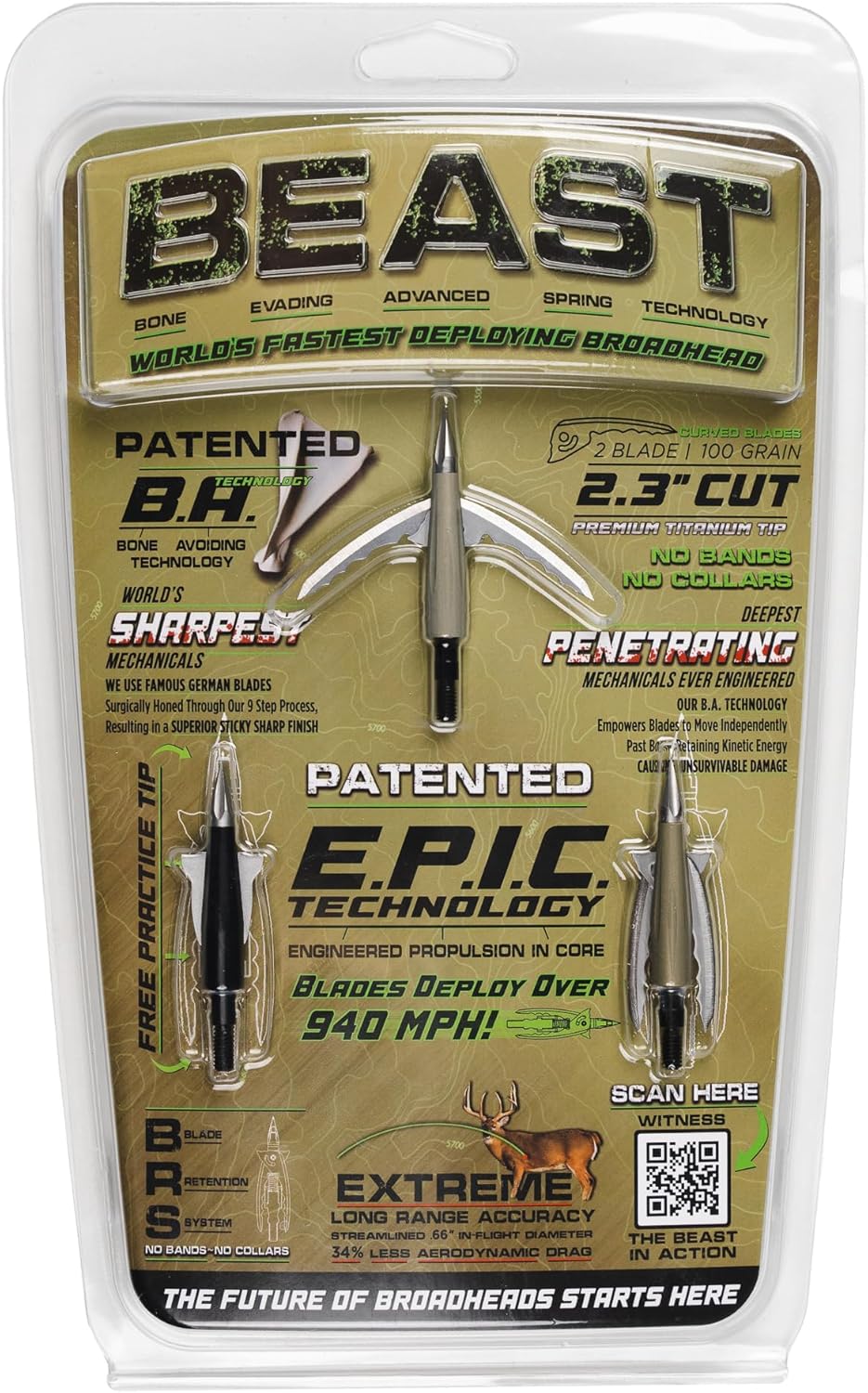 Bowmar Archery Beast Broadheads for Unmatched Penetration Power