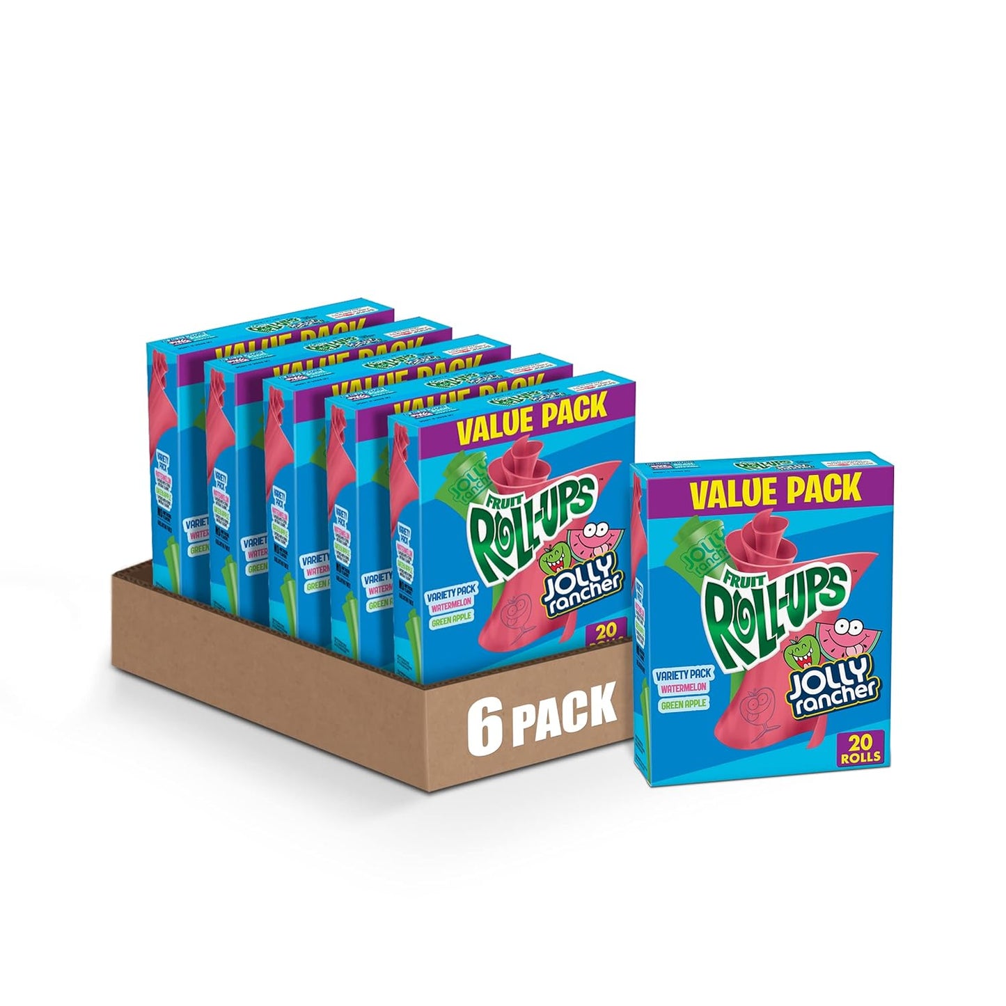 Fruit Roll-Ups Fruit Flavored Snacks Variety Pack for Kids