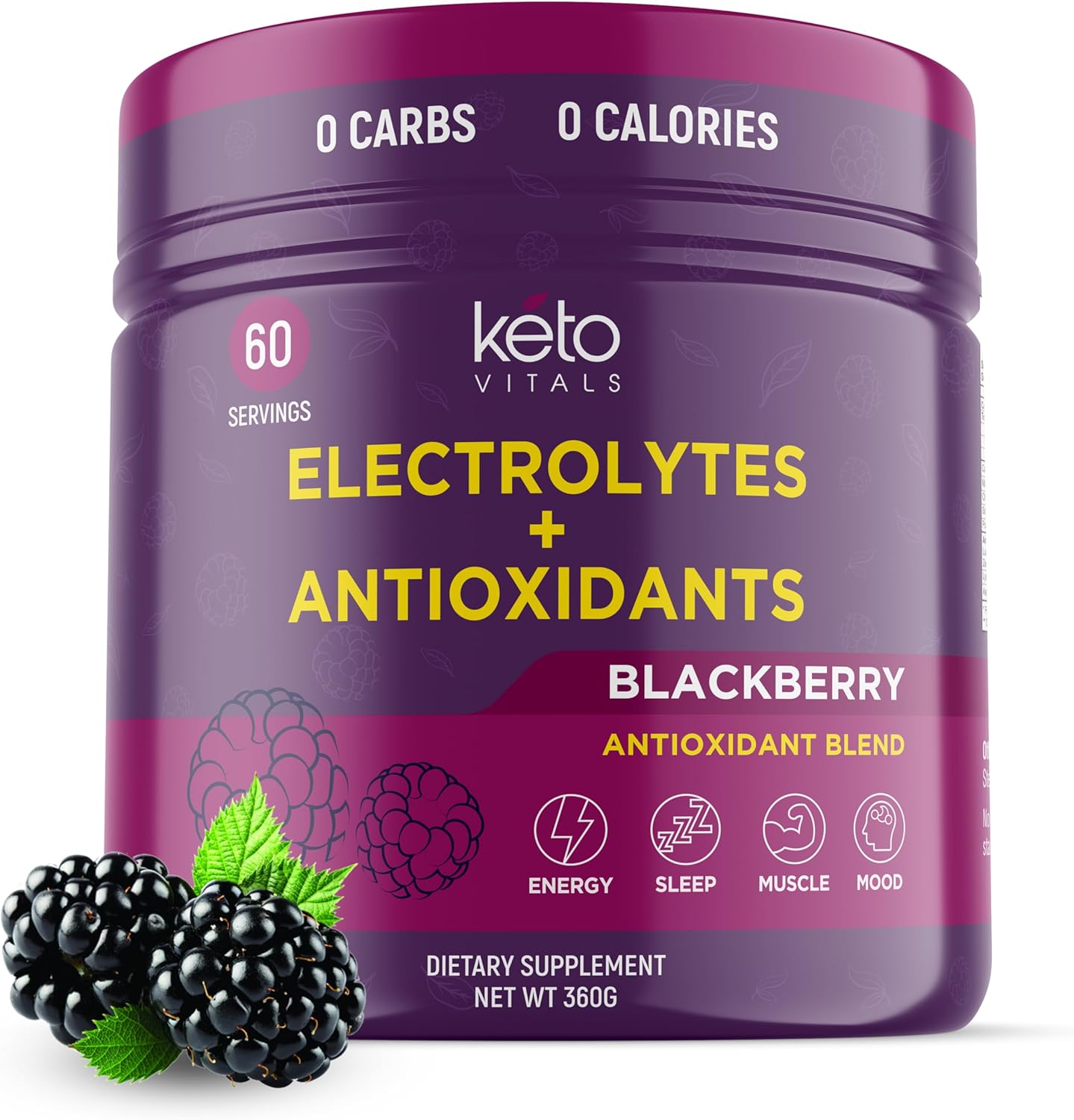 Keto Vitals Antioxidant Electrolytes Powder for Hydration