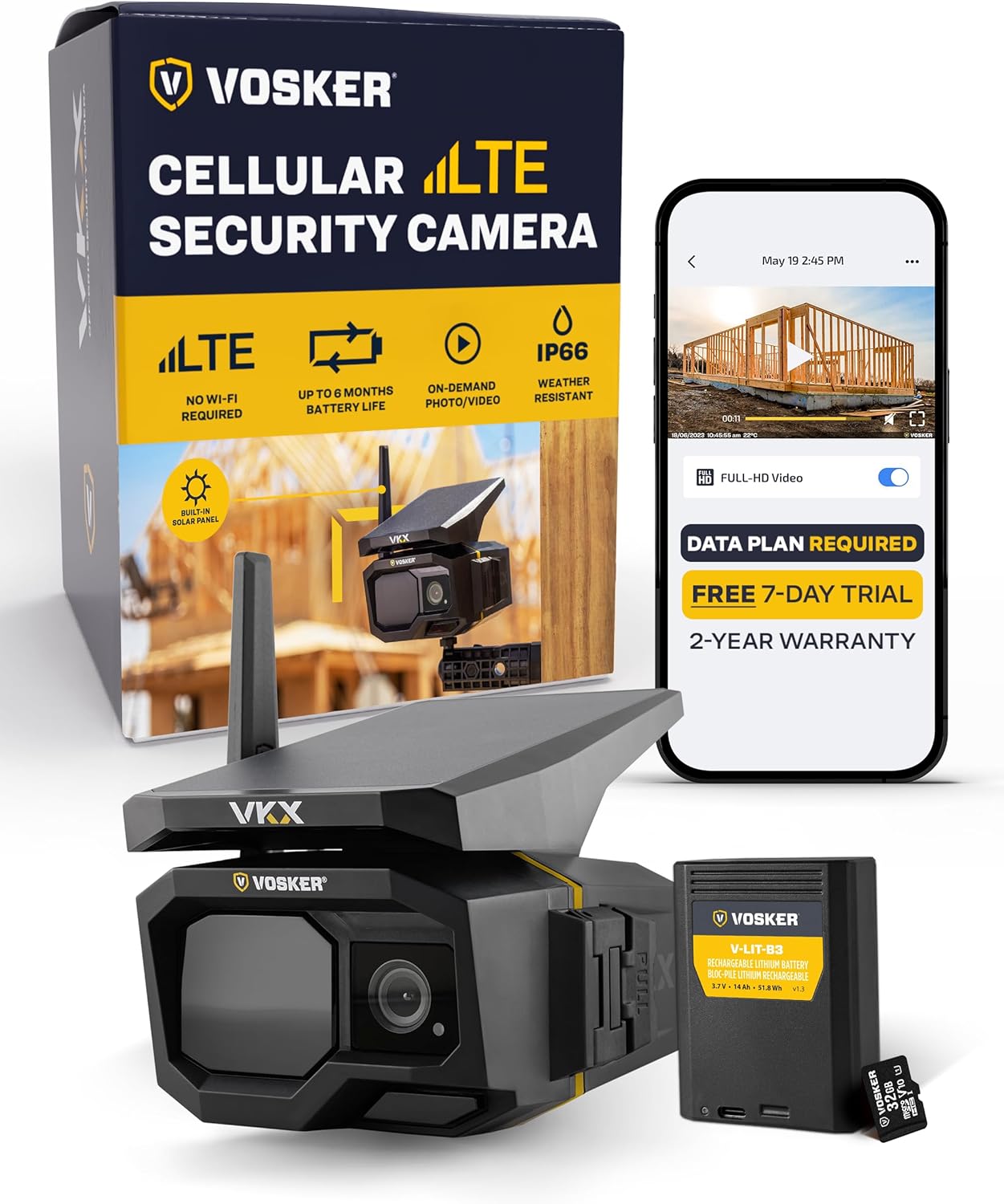 Vosker VKX Construction Pack Solar 4G LTE Security Camera Review
