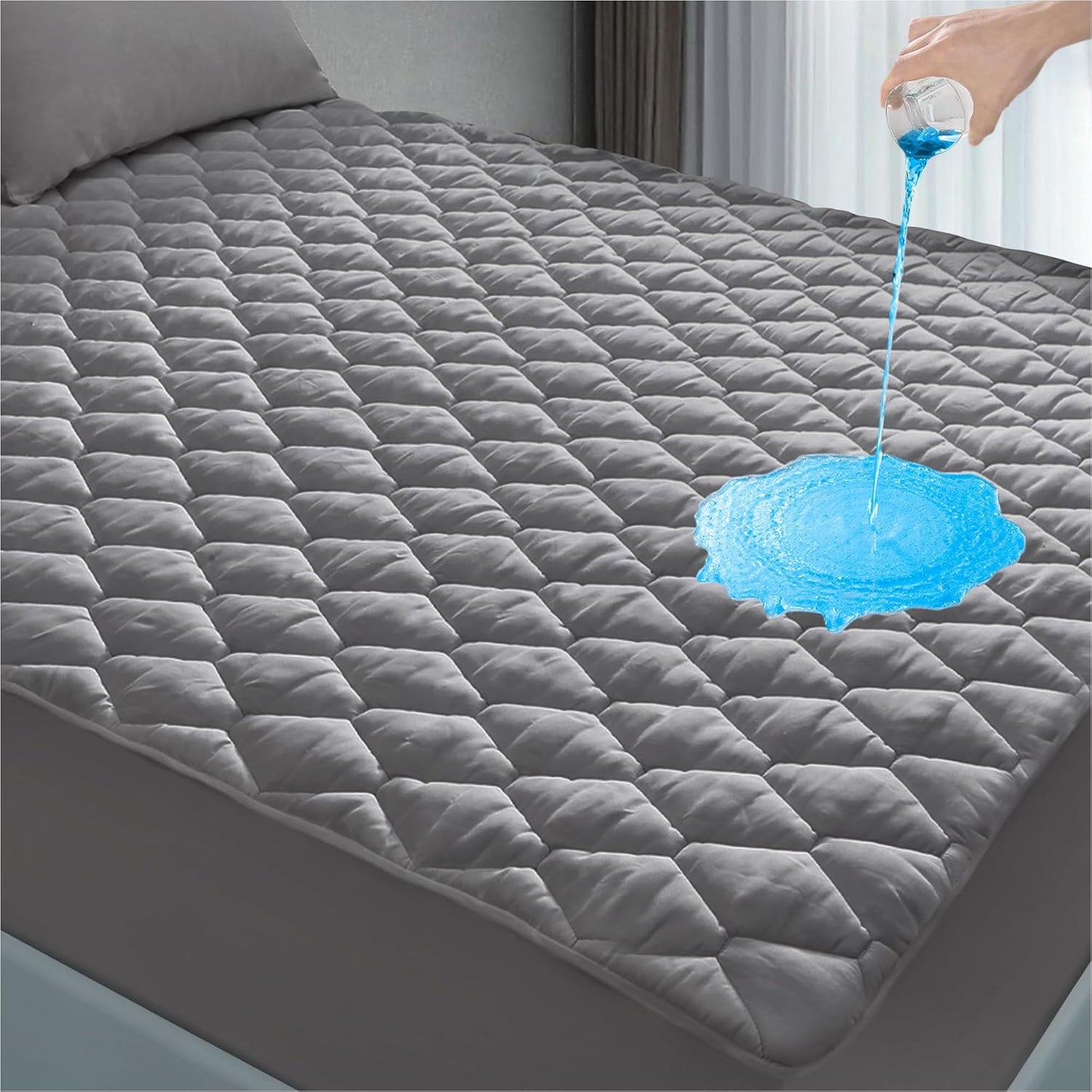 Lunsing Twin XL Mattress Protector for College Dorm Comfort