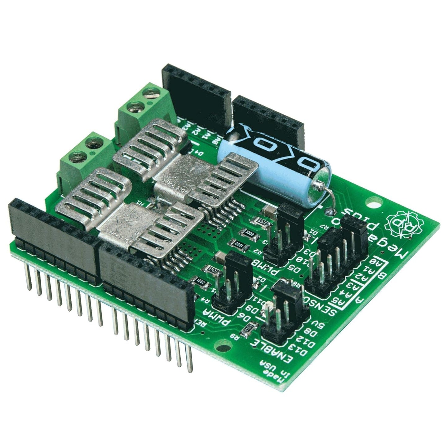 MegaMoto Plus H-Bridge for Arduino - High Performance Control