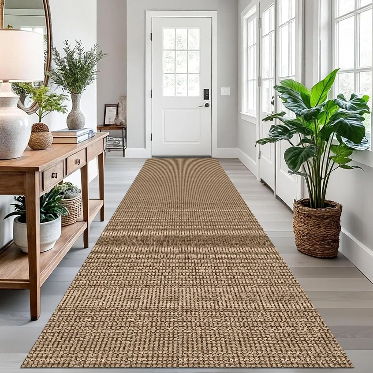 EARTHALL Runner Rug 3x12 Ft Washable Non Slip Entryway Carpet