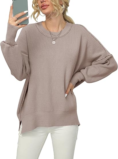 LOGENE Women's Oversized Batwing Long Sleeve Sweater Tops Review
