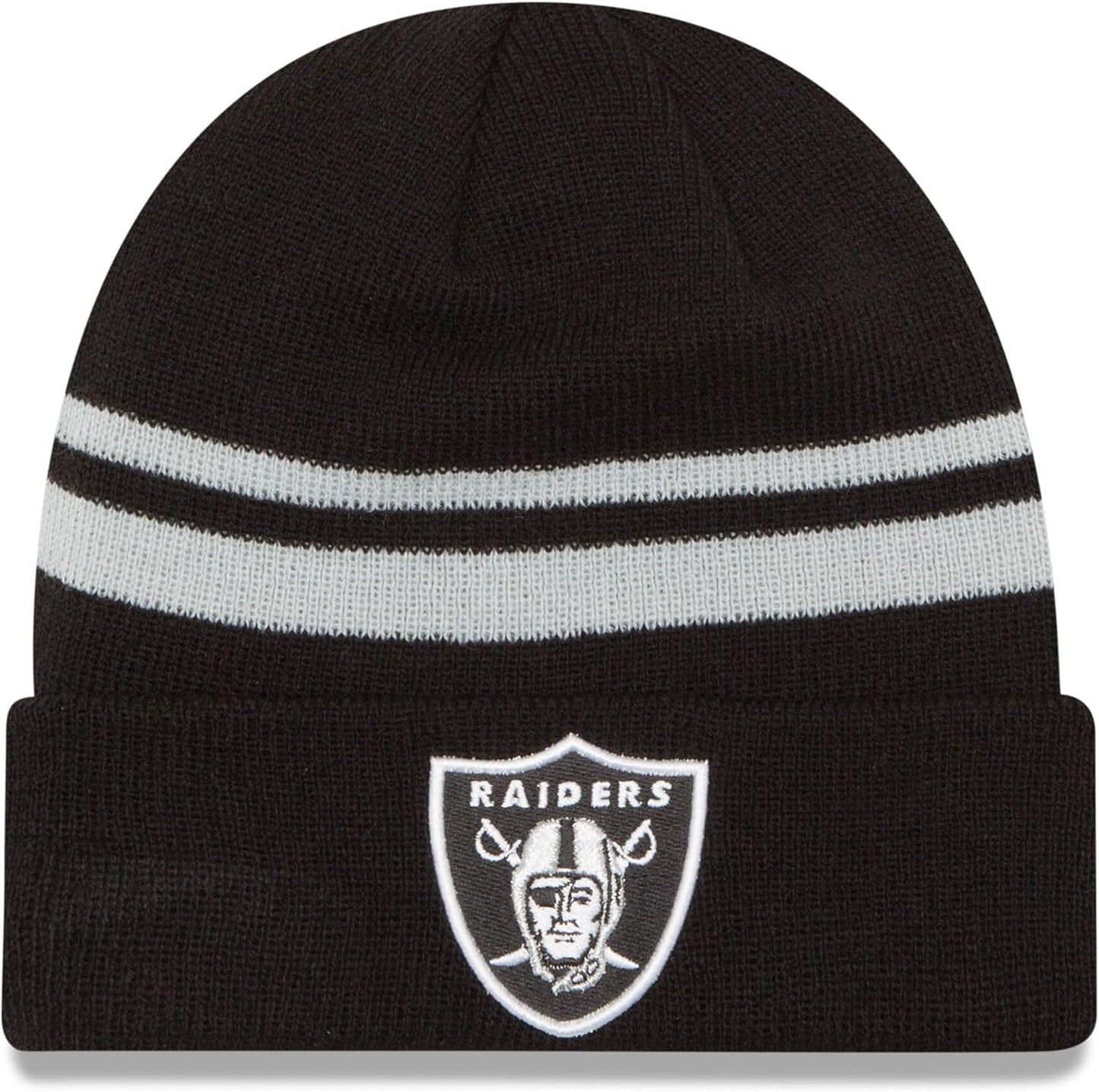 NFL Official Sport Knit Classic Striped Beanie for Cold Weather