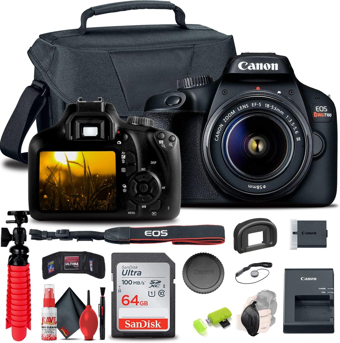 Canon EOS 4000D DSLR Camera Bundle for Stunning Photography