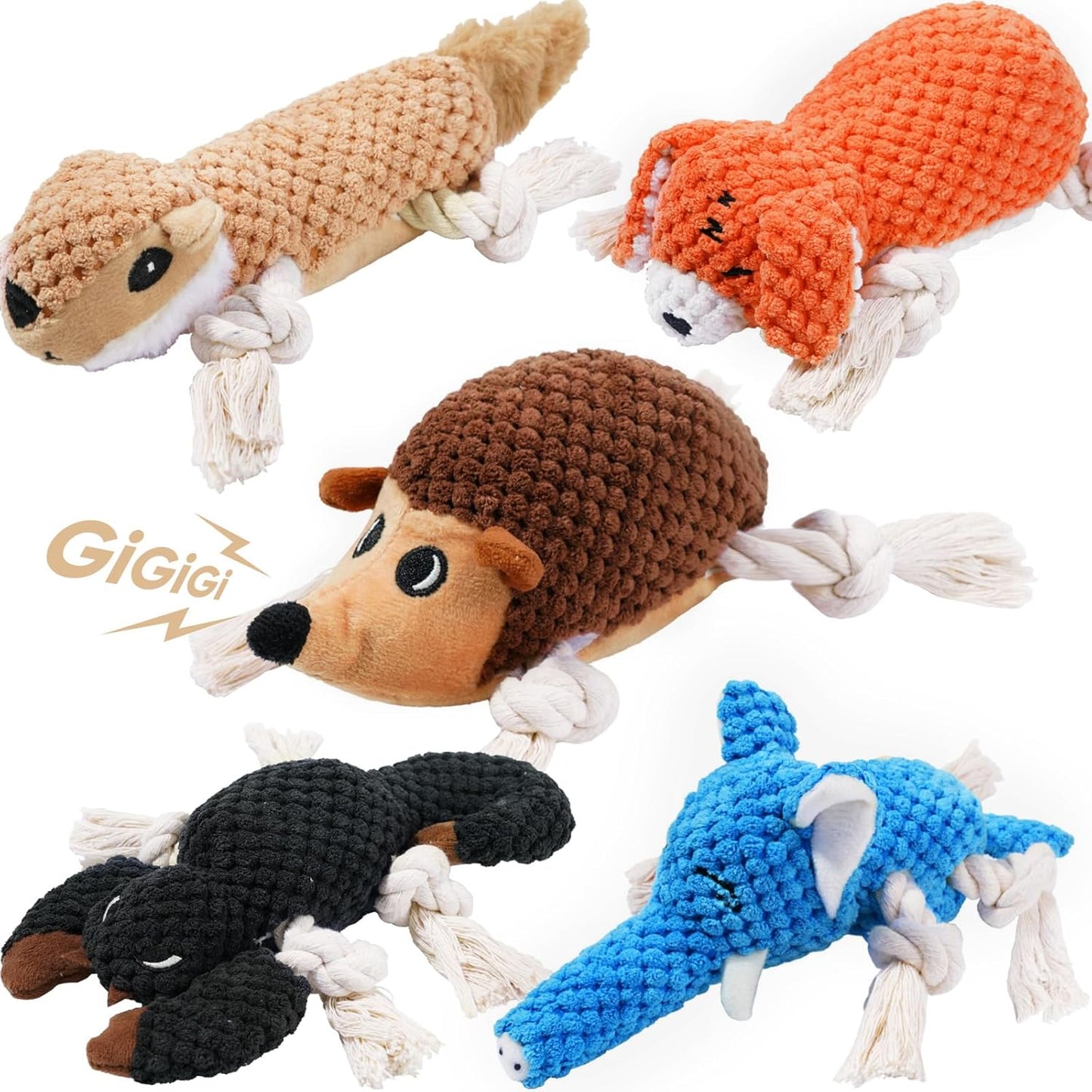 Busy Pup Bliss: LEGEND SANDY Tough Toy Pack
