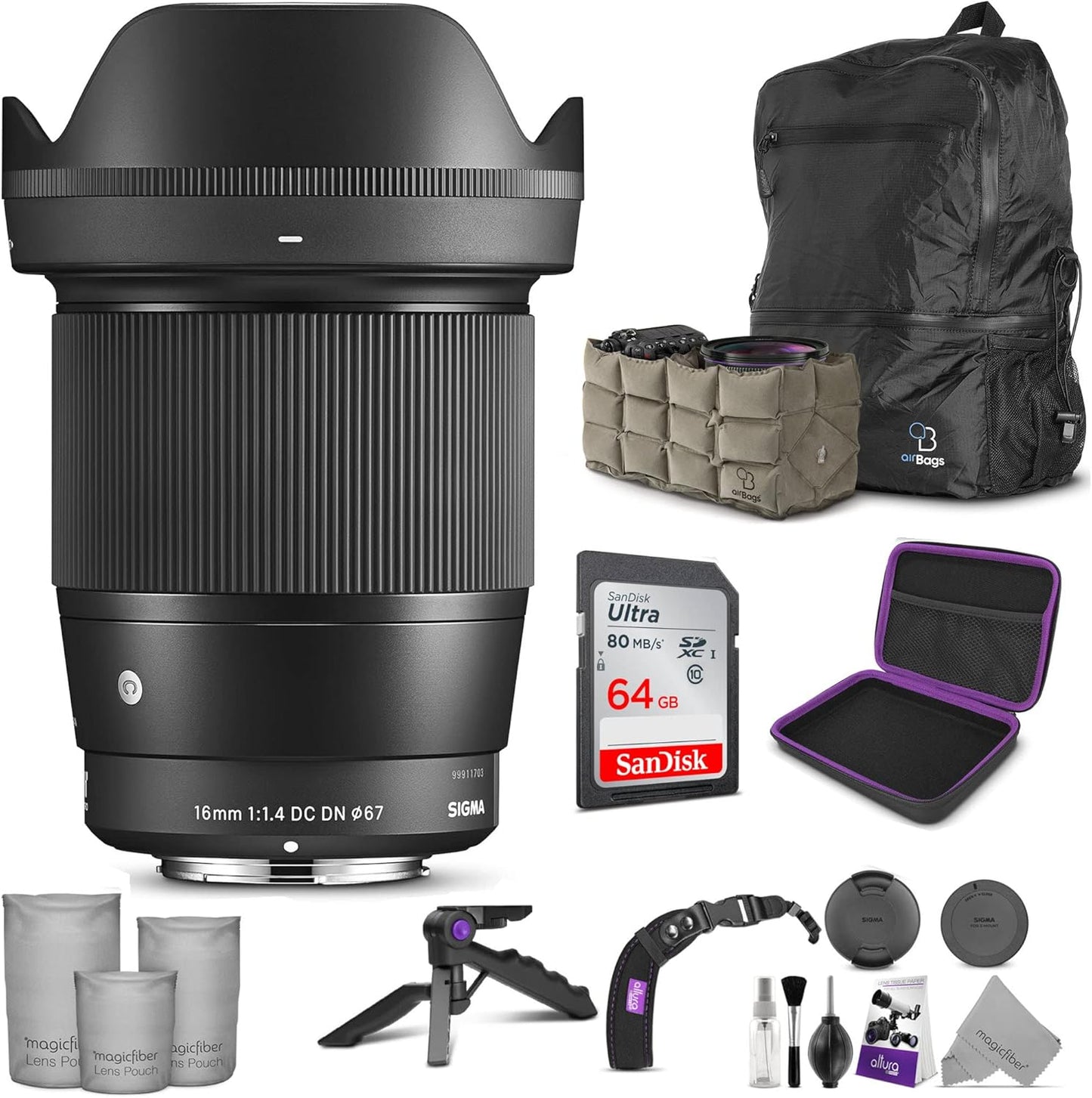 Sigma 16mm F1.4 DC DN Contemporary Lens for Sony E Mount