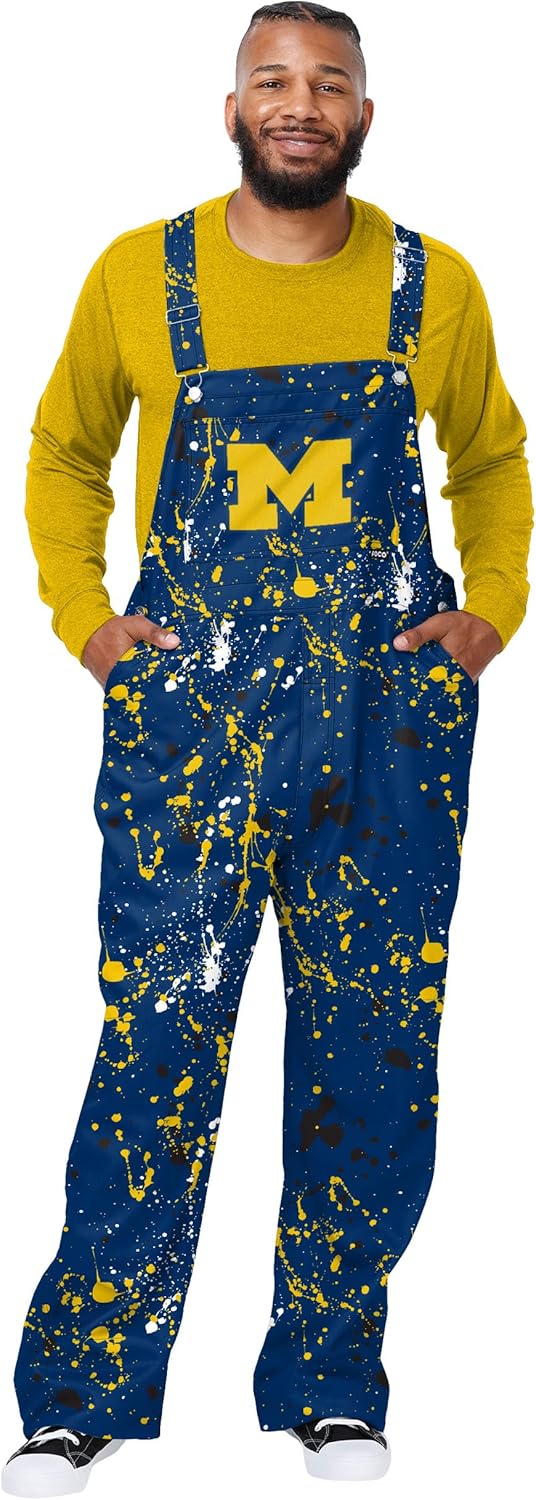 NCAA College Team Logo Bib Overalls for Ultimate Game Day Style