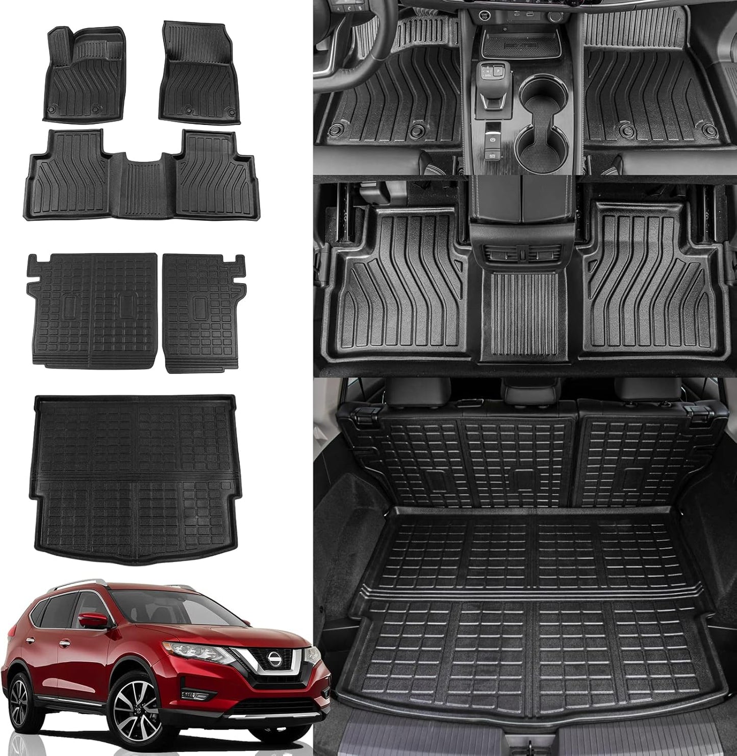 Rongtaod Floor Mats for 2021-2026 Nissan Rogue - Ultimate Protection