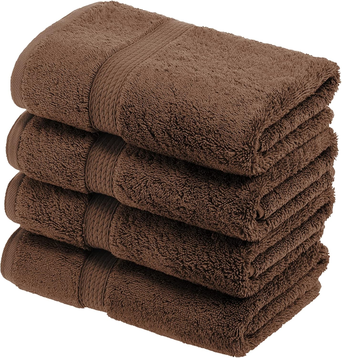 Superior Egyptian Cotton Hand Towel Set of 4 for Luxurious Comfort
