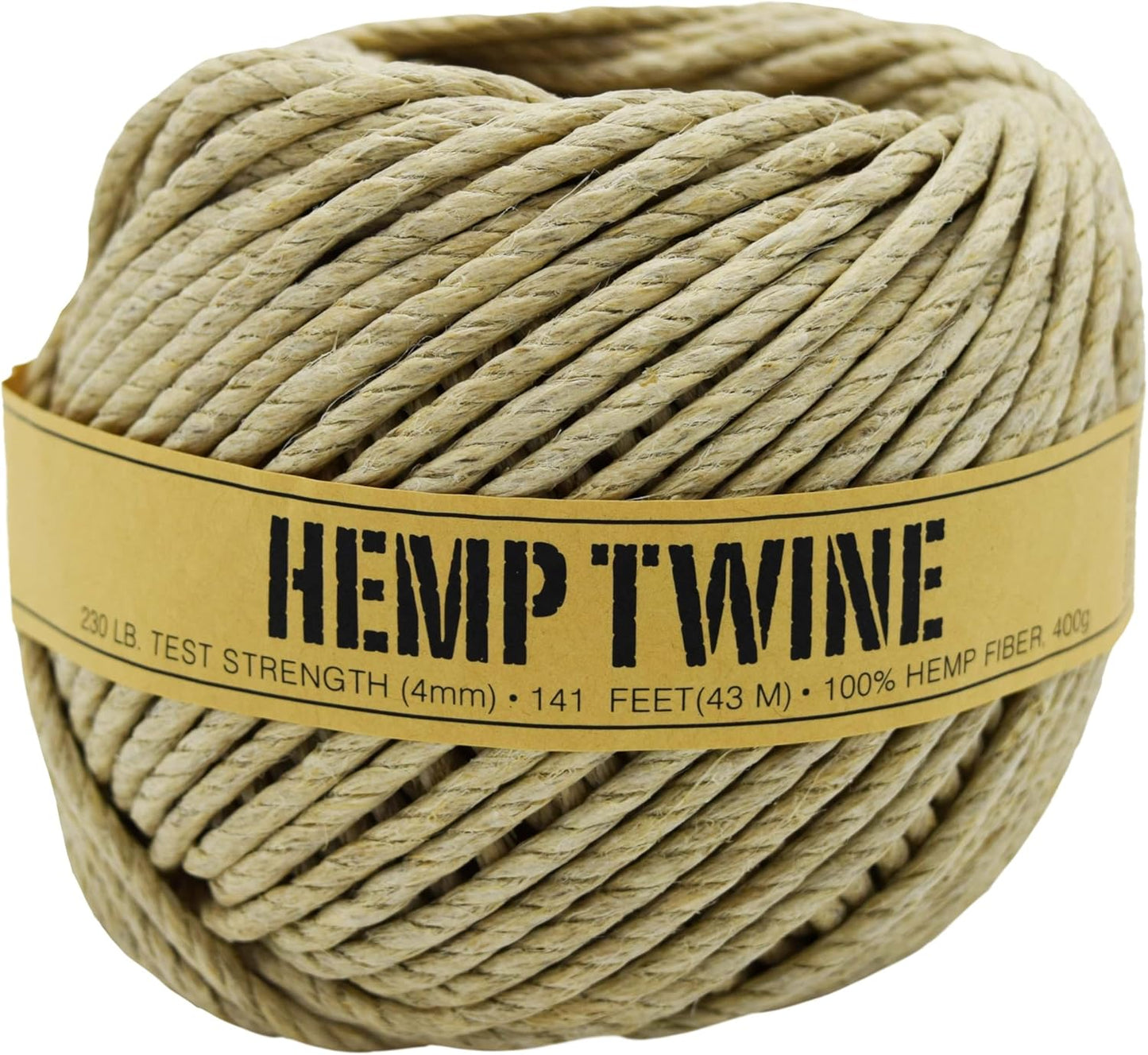 Hemp Twine for Gardening and Crafts - Strong Durable Cord