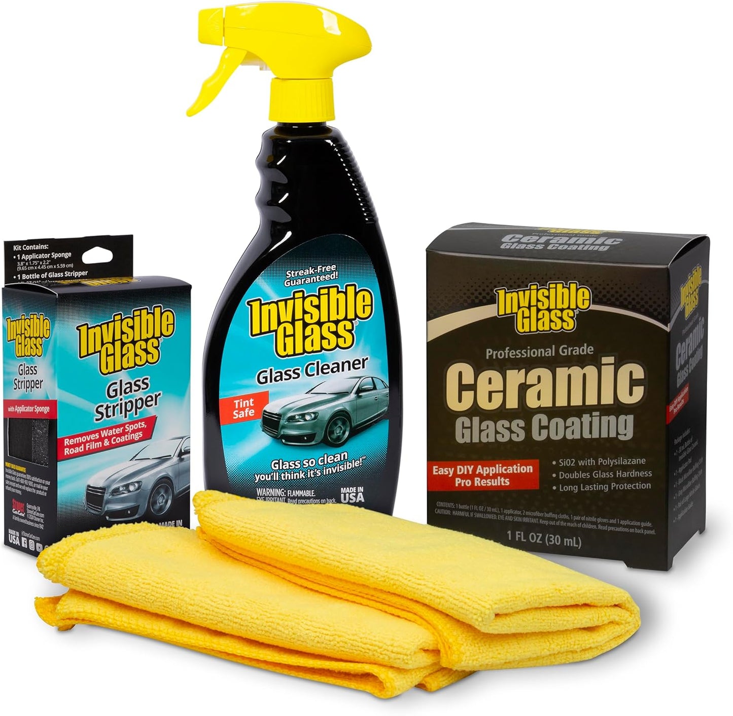 Invisible Glass Pro Glass Care Kit for Ultimate Clarity and Protection