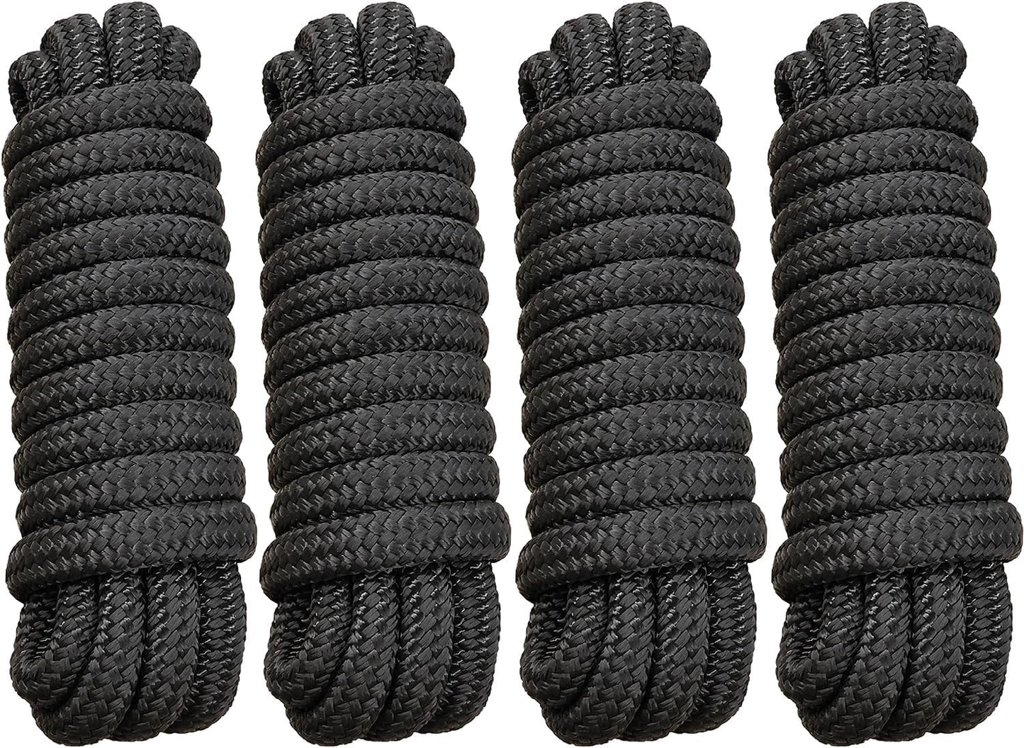 Boat Dock Lines 5/8in x 15ft - Durable Nylon Ropes for Docking
