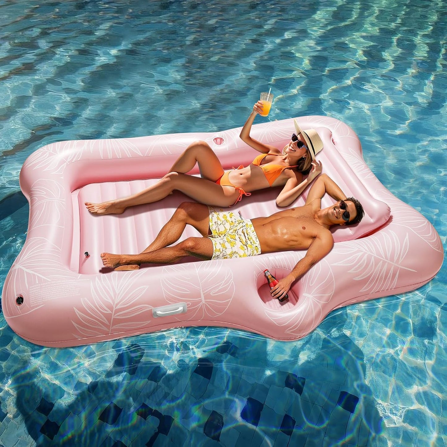 HeySplash Inflatable Pool Lounger Float for Ultimate Relaxation