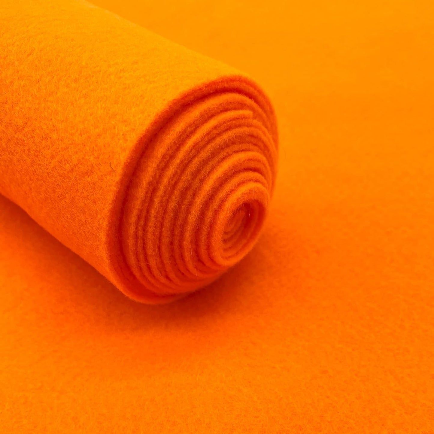 Acrylic Felt Fabric Light Orange 5 Yards - Perfect for Crafts