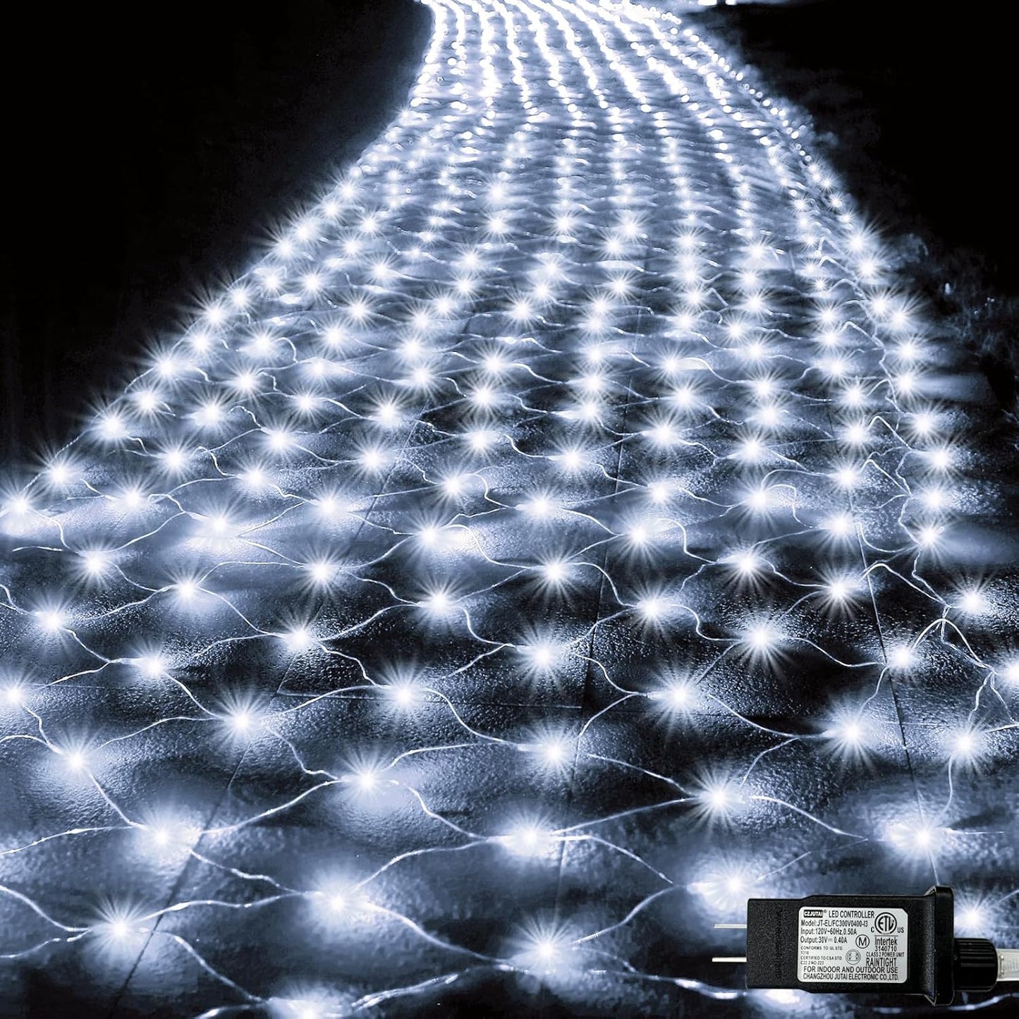 610 LED Christmas Net Lights for Outdoor Holiday Decoration