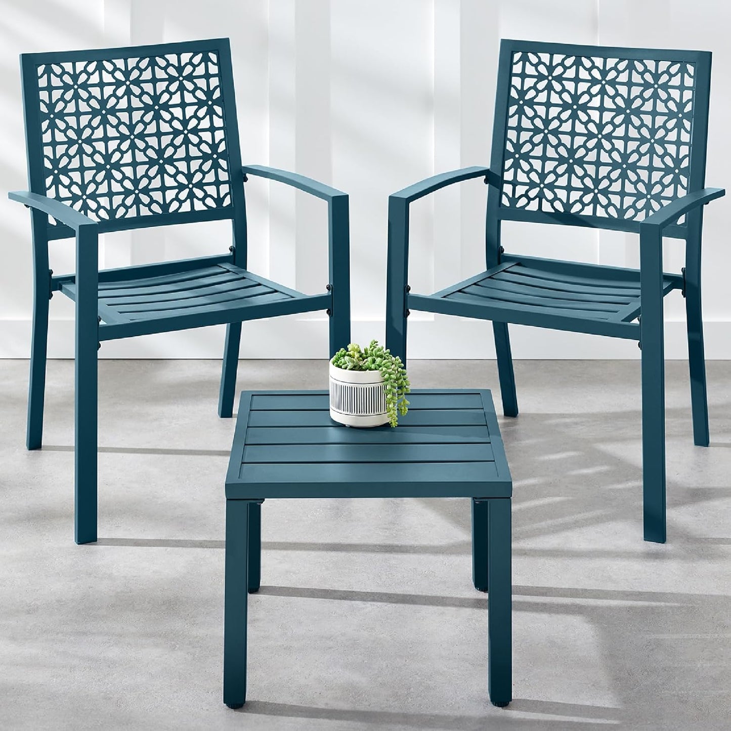 3-Piece Outdoor Bistro Set for Stylish Patio Dining Experience