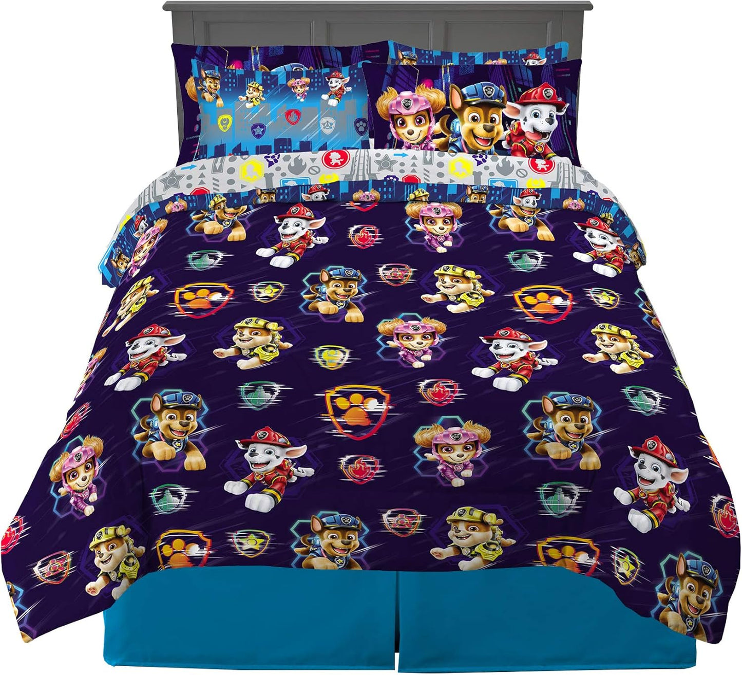 Paw Patrol Kids Bedding Super Soft Comforter and Sheet Set
