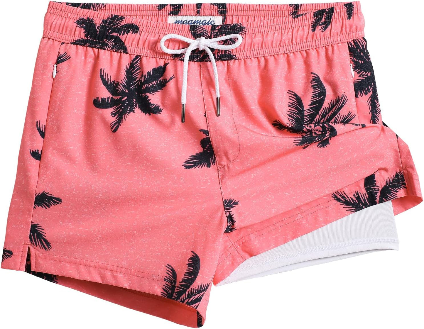 Mens Swim Trunks with Compression Liner for Ultimate Comfort