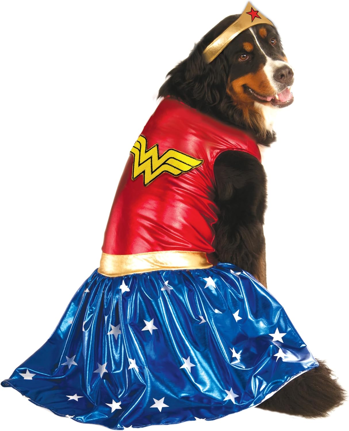 DC Comics Wonder Woman Pet Costume for Dogs or Cats XXL Size