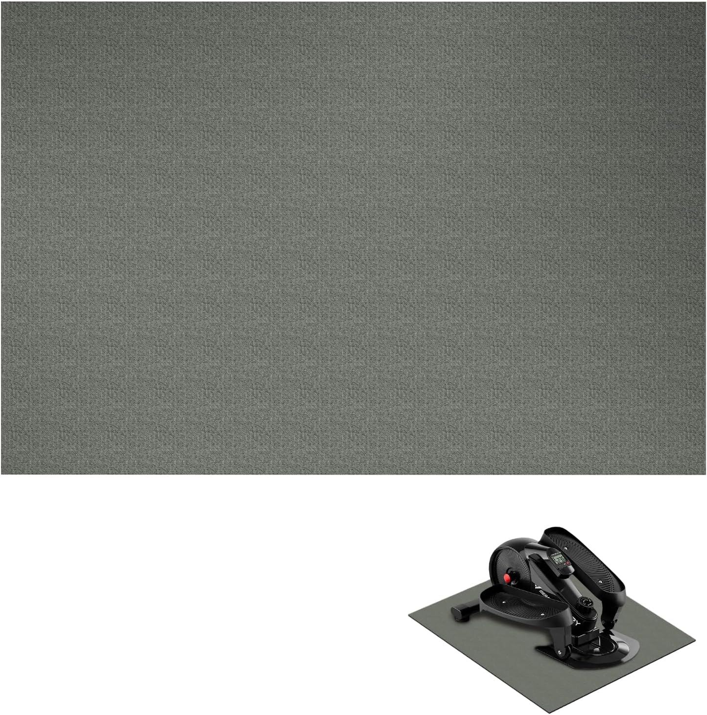 Non-Slip Ellipse Machine Mat: For Safe Home Workouts